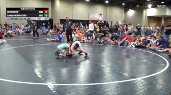 65 lbs Round 2 (6 Team) - John Rice, North DeSoto Red WA vs Dawsyn Brooks, Rabbit WC