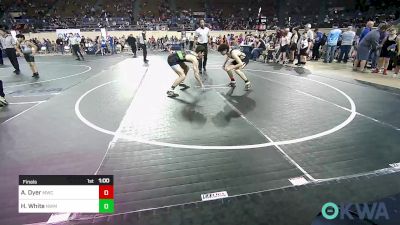 132 lbs Final - Alan Dyer, Midwest City Bombers vs Hayden White, No Team