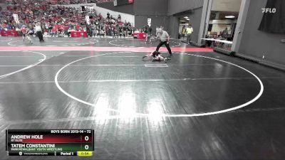 72 lbs Cons. Round 3 - Andrew Hole, RT Elite vs Tatem Constantini, ParkviewAlbany Youth Wrestling