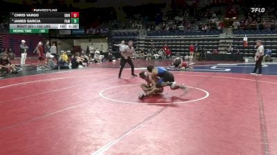 125 lbs 3rd Place - Chris Vargo, Edinboro vs James Garcia, Franklin & Marshall