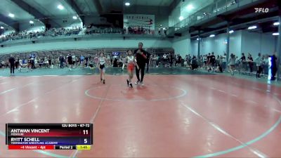 67-72 lbs Round 2 - Antwan Vincent, Missouri vs Ryitt Schell, Terminator Wrestling Academy