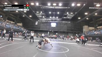 125 lbs Quarterfinal - Ab Stokes, Cowley College vs Clemente Delgado, Embry-Riddle (Ariz.)
