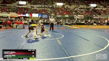 AA - 113 lbs Cons. Round 2 - Landon Peel, Billings West vs Wyatt Shull, Helena Capital