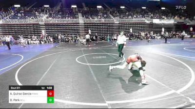 109 lbs Rr Rnd 1 - Aaron Quiroz Garcia, Pomona Elite vs Dylan Park, Belle Fourche AAU