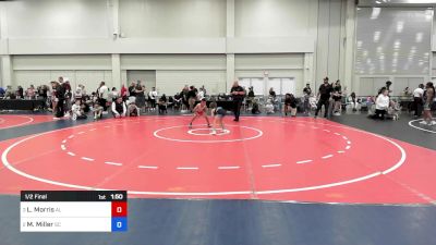 59 lbs 1/2 Final - Landen Morris, Alabama vs Mack Miller, South Carolina