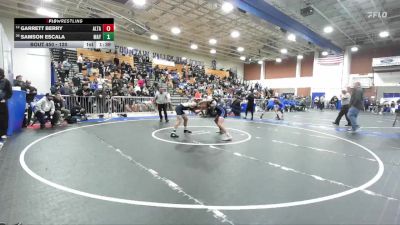 120 lbs Quarterfinal - Garrett Berry, Alta Loma vs Samson Escala, Mayfair