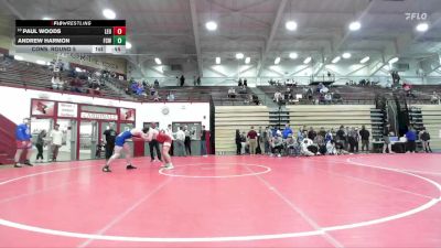 175 lbs Cons. Round 5 - Paul Woods, Leo vs Andrew Harmon, Franklin Central Wrestling