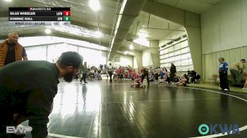 52 lbs Consi Of 4 - Silas Wheeler, Locust Grove Youth Wrestling vs Dominic Hall, Coweta Tiger Wrestling