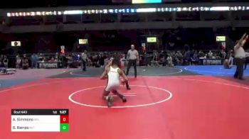 137 lbs Semifinal - Austin Simmons, Driller WC vs Gavin Ramos, Nxt Level Wr Ac