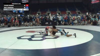138 lbs Cons. Rd Of 64 - Chase Homan, Pennsylvania vs Mac Johnson, North Carolina