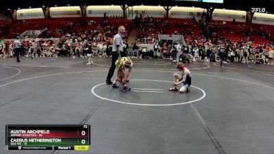 72 lbs Round 5 (8 Team) - Austin Archfield, Armory Athletics vs Cassius Hetherington, Silo WC