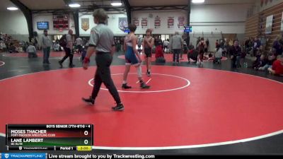 4 lbs Round 2 - Moses Thacher, Fort Madison Wrestling Club vs Lane Lambert, DC Elite