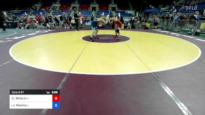 165 lbs Cons 8 #1 - Charlie Millard, WI vs Jimmy Mastny, IL