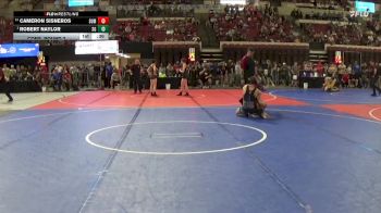 132 lbs Cons. Round 3 - Cameron Sisneros, Thunder Basin High School vs Robert Naylor, Stillwater Gladiators