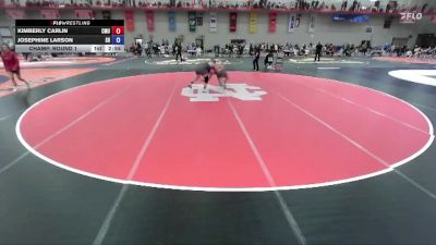 180 B Champ. Round 1 - Kimberly Carlin, Colorado Mesa University vs Josephine Larson, Sacred Heart