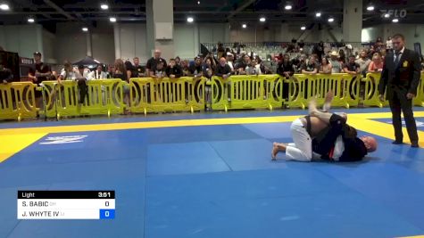 SASHA BABIC vs JAMES WHYTE IV 2024 American National IBJJF Jiu-Jitsu Championship
