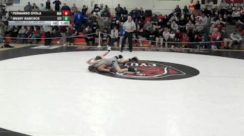106 lbs Semifinal - Fernando Oyola, Mt. Anthony Union vs Brady Babcock, Otter Valley