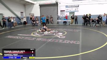 125 lbs Cons. Round 3 - Marshall Moat, Arctic Warriors Wrestling Club vs Emanuel Canales Oritz, Juneau Youth Wrestling Club Inc.