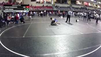 95 lbs Cons. Semi - Ethan Kaimikaua, Junior Titans Wrestling Club vs Jase Koehn, Clarkson Leigh