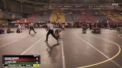 133 lbs Quarters & 1st Wb (16 Team) - Julian Farber, Northern Iowa vs TJ England, Ohio