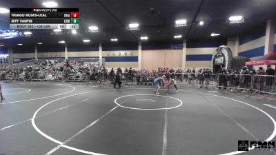 109 lbs Consi Of 16 #2 - Thiago Rojas-Leal, Chain Gang vs Jett Yantis, Lion Of Judah Wr Ac