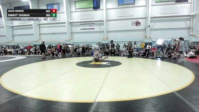 150 lbs Round Robin 2 - Jack Goeke, Ares - Ms vs Emmitt Thomas, Ohio Gold - Black - MS