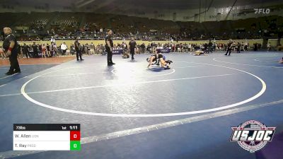 73 lbs Final - Wyler Allen, Lions Wrestling Academy vs Tyton Ray, Prodigy Elite Wrestling