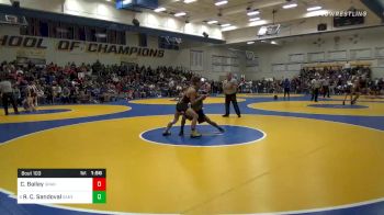 120 lbs Prelims - Carter Bailey, Granada vs Richard C. Sandoval, Santa Ynez