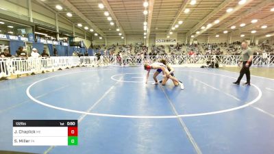 132 lbs Consi Of 64 #2 - James Chaplick, ME vs Seth Miller, PA