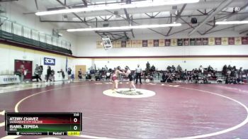 220 lbs Semifinal - Isabel Zepeda, Delta vs Atziry Chavez, Sacramento City College