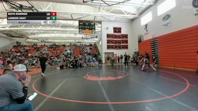 115 lbs Round 5 - Boyd Ramirez, Lander Middle School vs Landon Asay, Lovell Middle School