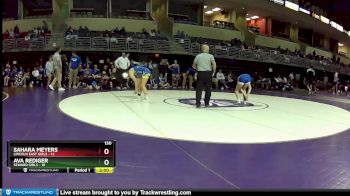 130 lbs Round 6 (8 Team) - Ava Rediger, Seward Girls vs Sahara Meyers, Lincoln East Girls