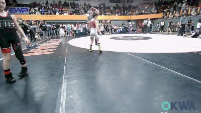 61 lbs Quarterfinal - Newt Peck, Hinton Takedown Club vs Connor Armendariz, Tuttle Wrestling