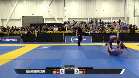 Livia Felix G. Da Silva vs Julia Ann Blackburn 2025 World IBJJF Jiu-Jitsu No-Gi Championship
