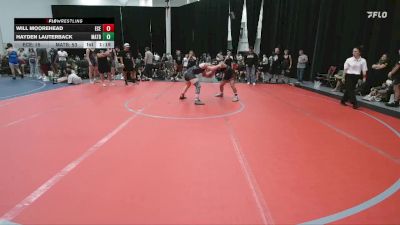 140 lbs Round 2 - Hayden Lauterback, Mat Assassins Black vs Will Moorehead, East Carolina Elite