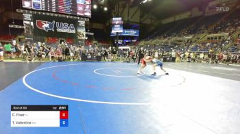 120 lbs Rnd Of 64 - Connor Fiser, Iowa vs Troy Valentine, Washington