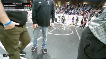 70 lbs Rr Rnd 2 - Natalie Fonseca, Sperry Wrestling Club vs Karsyn Dixon, Mannford Pirate Youth Wrestling