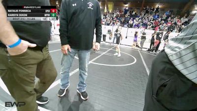 70 lbs Rr Rnd 2 - Natalie Fonseca, Sperry Wrestling Club vs Karsyn Dixon, Mannford Pirate Youth Wrestling