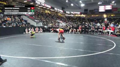 106 lbs Consolation Wb - Hudson Fleming, Bettendorf vs Braxton Hummel, Carlisle