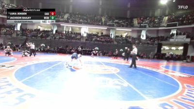 144-4A Quarterfinal - Luka Jensen, Cass vs Jackson Bailey, Westminster Schools