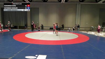110-115 lbs Cons. Round 1 - Susannah Duke, TN vs Kaydence Seigler, AL