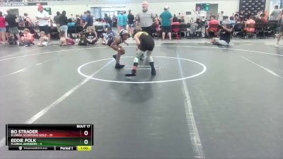 78 lbs Round 5 (8 Team) - Bo Strader, Florida Scorpions Gold vs Eddie Polk, Florida Avengers