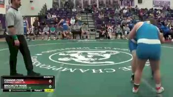 205 lbs Round 5 (6 Team) - Connor Cook, Olentangy Liberty vs Brooklyn Wade, Washington Courthouse