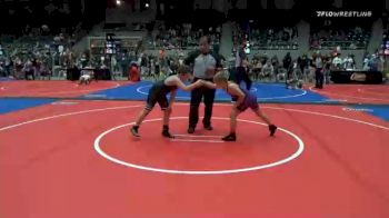 83 lbs Quarterfinal - Jace Gates, Vian Wrestling Club vs Kolton Hamilton, Blue T Panthers