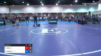 57 lbs Prelims - Kellibell Bono, Hammer Chicks vs Alaina Gilbert, WLAG Pink