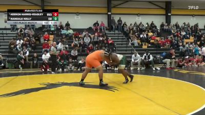 285 lbs 1st Place Match - Keeron Harris-Veasley, Waterloo East vs Randale Kelly, Iowa City, West