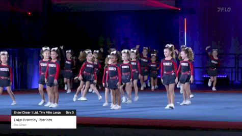 Lake Brantley Patriots - Rec Cheer [2023 Show Cheer 1 Ltd. Tiny Mite Large Day 3] 2023 Pop Warner National Cheer & Dance Championship