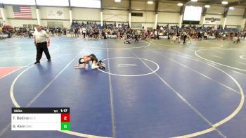 95 lbs Quarterfinal - Tate Bodine, AZ Heat WC vs Bryant Kern, Dwc