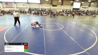 95 lbs Quarterfinal - Tate Bodine, AZ Heat WC vs Bryant Kern, Dwc