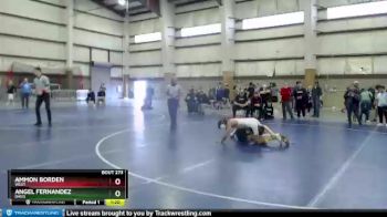 141 lbs Cons. Round 2 - Angel Fernandez, Davis vs Ammon Borden, West